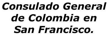 Consulado General  de Colombia en  San Francisco.